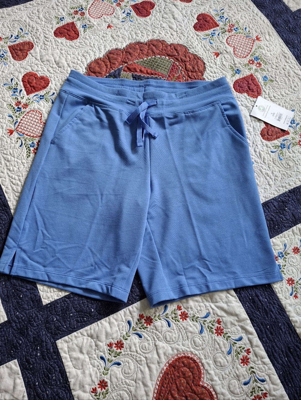 Athletic Works Women's S (4-6) Blue Bermuda Shorts NWT